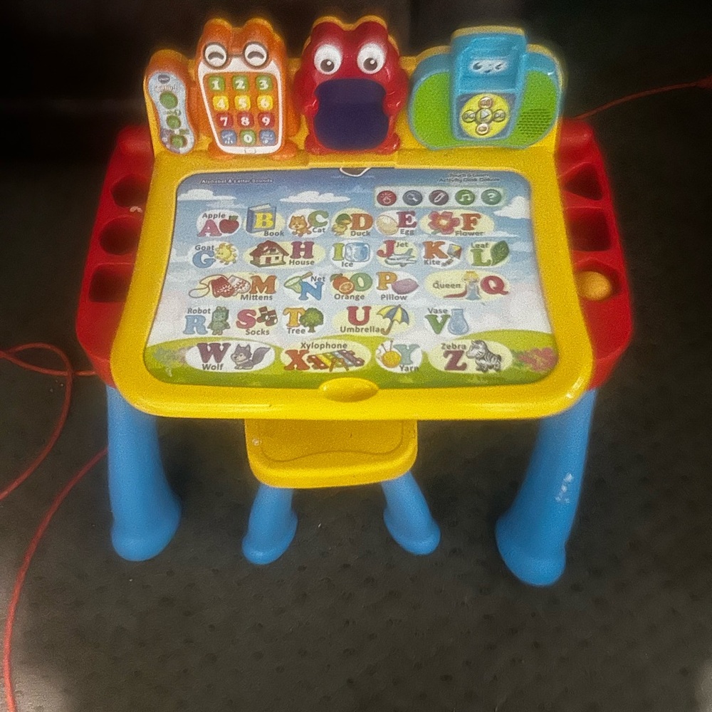 Colorful Kids Learning Activity Table